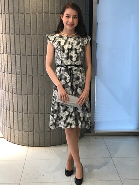 「Dear Princess（ディアプリンセス）のアイテム（ワンピース）」を使った、ismさん（レディース・170cm）の冬コーディネート