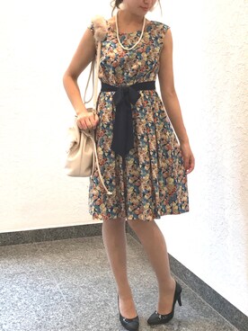 「Dear Princess（ディアプリンセス）のアイテム」を使った、ismさん（レディース・160cm）の秋コーディネート