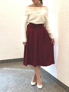 「Dear Princess（ディアプリンセス）のアイテム」を使った、ismさん（レディース・160cm）の冬コーディネート