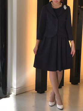 「アイテム（テーラードジャケット）」を使った、ismさん（レディース・160cm）の春コーディネート