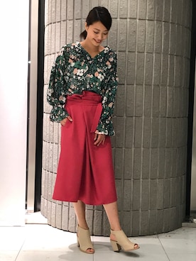 「BDONNA（ビドンナ）のアイテム」を使った、ismさん（レディース・170cm）の冬コーディネート