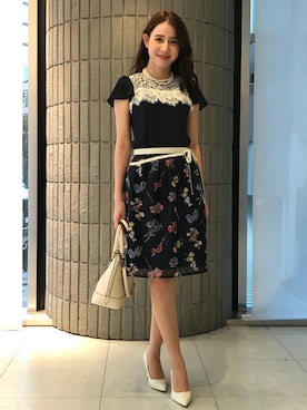 「Dear Princess（ディアプリンセス）のアイテム」を使った、ismさん（レディース・170cm）の春コーディネート