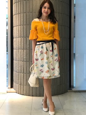 「Dear Princess（ディアプリンセス）のアイテム」を使った、ismさん（レディース・170cm）の春コーディネート