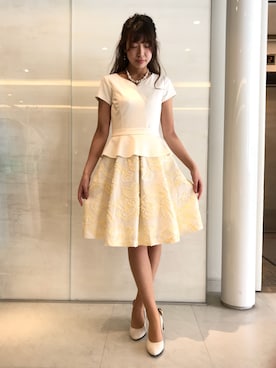 「Dear Princess（ディアプリンセス）のアイテム」を使った、ismさん（レディース・160cm）の春コーディネート