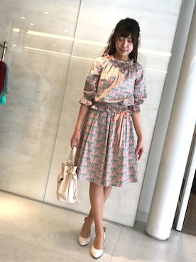 「Dear Princess（ディアプリンセス）のアイテム」を使った、ismさん（レディース・160cm）の春コーディネート