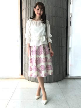 「Dear Princess（ディアプリンセス）のアイテム」を使った、ismさん（レディース・170cm）の春コーディネート