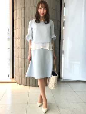 「Dear Princess（ディアプリンセス）のアイテム」を使った、ismさん（レディース・170cm）の春コーディネート