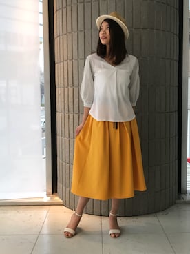 「BDONNA（ビドンナ）のアイテム」を使った、ismさん（レディース・170cm）の春コーディネート