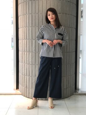 「BDONNA（ビドンナ）のアイテム」を使った、ismさん（レディース・170cm）の春コーディネート