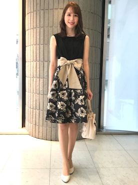 「Dear Princess（ディアプリンセス）のアイテム（ワンピース）」を使った、ismさん（レディース・170cm）の夏コーディネート