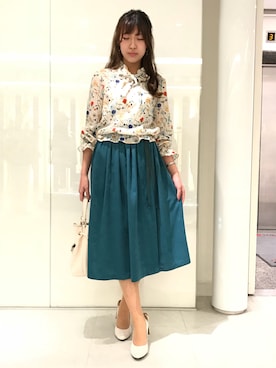 「ボウタイ」｜ismさん（レディース・160cm）の夏コーディネート