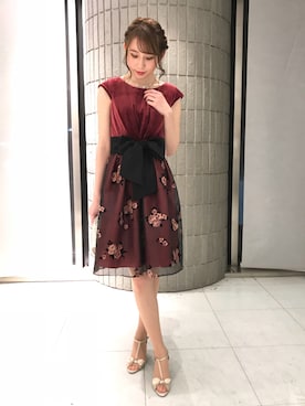 「Dear Princess（ディアプリンセス）のアイテム」を使った、ismさん（レディース・170cm）の秋コーディネート