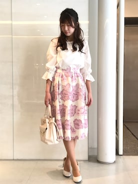 「Dear Princess（ディアプリンセス）のアイテム」を使った、ismさん（レディース・160cm）の春コーディネート
