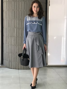 「Dear Princess（ディアプリンセス）のアイテム」を使った、ismさん（レディース・170cm）の秋コーディネート