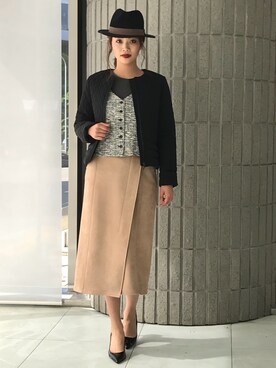 「BDONNA（ビドンナ）のアイテム」を使った、ismさん（レディース・170cm）の秋コーディネート