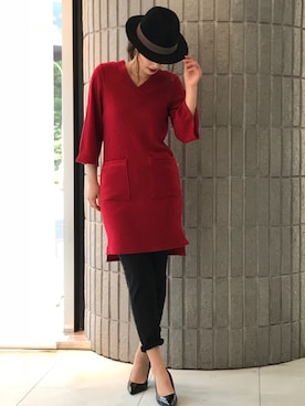 「BDONNA（ビドンナ）のアイテム」を使った、ismさん（レディース・170cm）の秋コーディネート