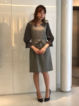 「Dear Princess（ディアプリンセス）のアイテム」を使った、ismさん（レディース・160cm）の秋コーディネート