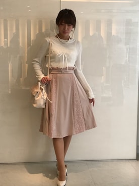 「Dear Princess（ディアプリンセス）のアイテム」を使った、ismさん（レディース・160cm）の秋コーディネート