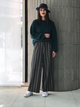 「BDONNA（ビドンナ）のアイテム」を使った、ismさん（レディース・170cm）の冬コーディネート