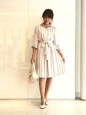 「Dear Princess（ディアプリンセス）のアイテム」を使った、ismさん（レディース・160cm）の冬コーディネート