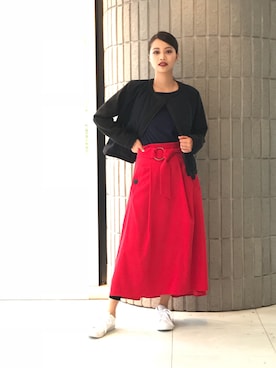 「BDONNA（ビドンナ）のアイテム」を使った、ismさん（レディース・170cm）の冬コーディネート