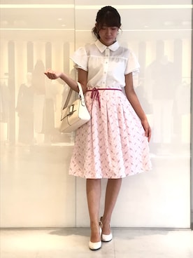 「Dear Princess（ディアプリンセス）のアイテム」を使った、ismさん（レディース・160cm）の冬コーディネート