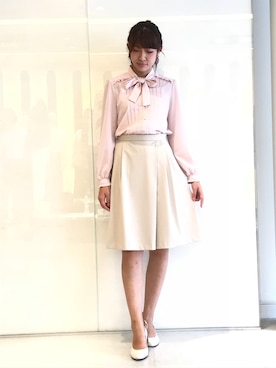 「ボウタイ」｜ismさん（レディース・160cm）の冬コーディネート