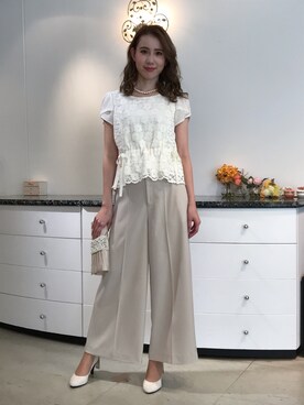 「Dear Princess（ディアプリンセス）のアイテム」を使った、ismさん（レディース・170cm）の春コーディネート