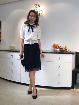 「Dear Princess（ディアプリンセス）のアイテム」を使った、ismさん（レディース・170cm）の春コーディネート
