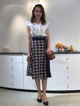 「Dear Princess（ディアプリンセス）のアイテム」を使った、ismさん（レディース・170cm）の春コーディネート