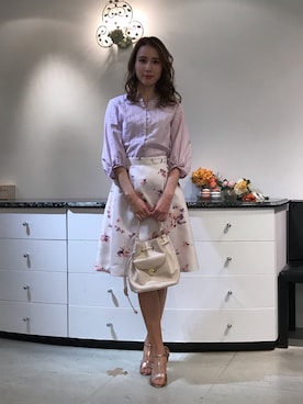 「Dear Princess（ディアプリンセス）のアイテム」を使った、ismさん（レディース・170cm）の春コーディネート