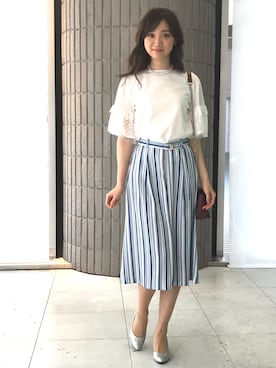 「Dear Princess（ディアプリンセス）のアイテム」を使った、ismさん（レディース・170cm）の春コーディネート