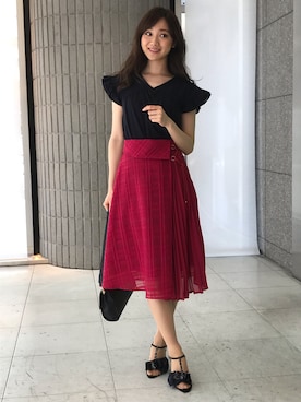 「Dear Princess（ディアプリンセス）のアイテム」を使った、ismさん（レディース・170cm）の夏コーディネート
