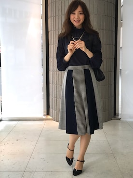 「紺」｜ismさん（レディース・170cm）の秋コーディネート