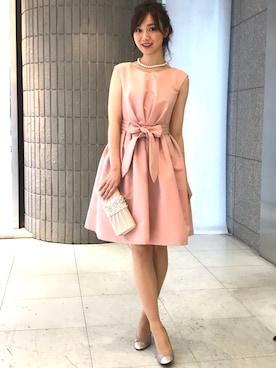 「アイテム（ドレス）」を使った、ismさん（レディース・170cm）の秋コーディネート