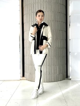「ウィンドブレーカー」｜「アイテム（ブルゾン）」を使った、ismさん（レディース・170cm）の春コーディネート