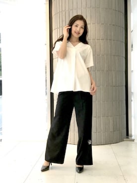 「VALENZA（バレンザ）のアイテム」を使った、ismさん（レディース・170cm）の春コーディネート