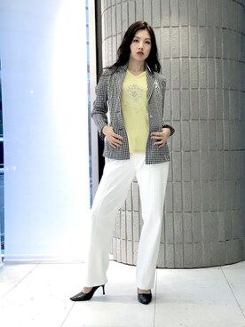 「VALENZA（バレンザ）のアイテム」を使った、ismさん（レディース・170cm）の春コーディネート