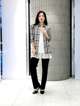 「VALENZA（バレンザ）のアイテム」を使った、ismさん（レディース・170cm）の春コーディネート