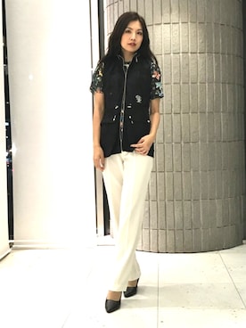 「VALENZA（バレンザ）のアイテム」を使った、ismさん（レディース・170cm）の春コーディネート