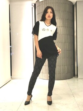 「VALENZA（バレンザ）のアイテム」を使った、ismさん（レディース・170cm）の春コーディネート