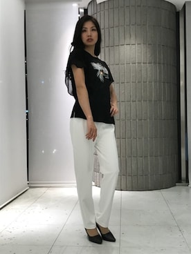 「valenza」｜「アイテム（パンツ）」を使った、ismさん（レディース・170cm）の春コーディネート