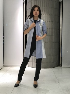 「valenza」｜「アイテム（パンツ）」を使った、ismさん（レディース・170cm）の春コーディネート