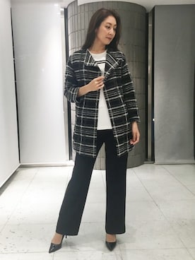 「valenza」｜「アイテム（ジャケット/アウター）」を使った、ismさん（レディース・170cm）の秋コーディネート