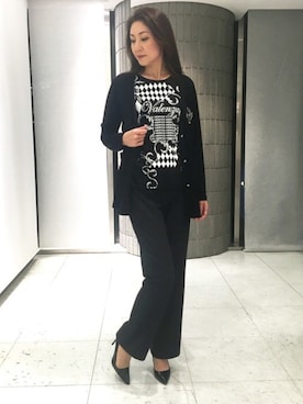 「VALENZA（バレンザ）のアイテム」を使った、ismさん（レディース・170cm）の秋コーディネート