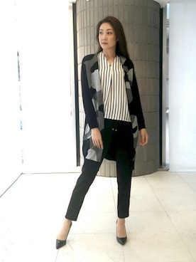「VALENZA（バレンザ）のアイテム」を使った、ismさん（レディース・170cm）の秋コーディネート