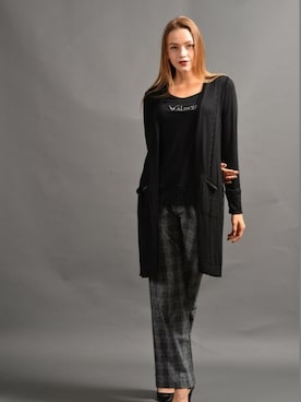 「ロングカーディガン」｜ismさん（レディース・170cm）の秋コーディネート