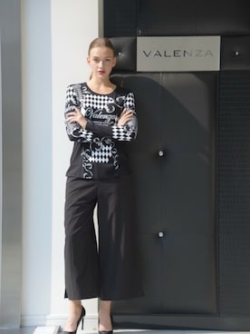 「VALENZA（バレンザ）のアイテム」を使った、ismさん（レディース・170cm）の秋コーディネート