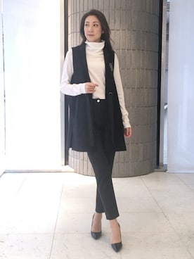 「VALENZA（バレンザ）のアイテム」を使った、ismさん（レディース・170cm）の秋コーディネート