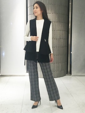 「VALENZA（バレンザ）のアイテム」を使った、ismさん（レディース・170cm）の秋コーディネート